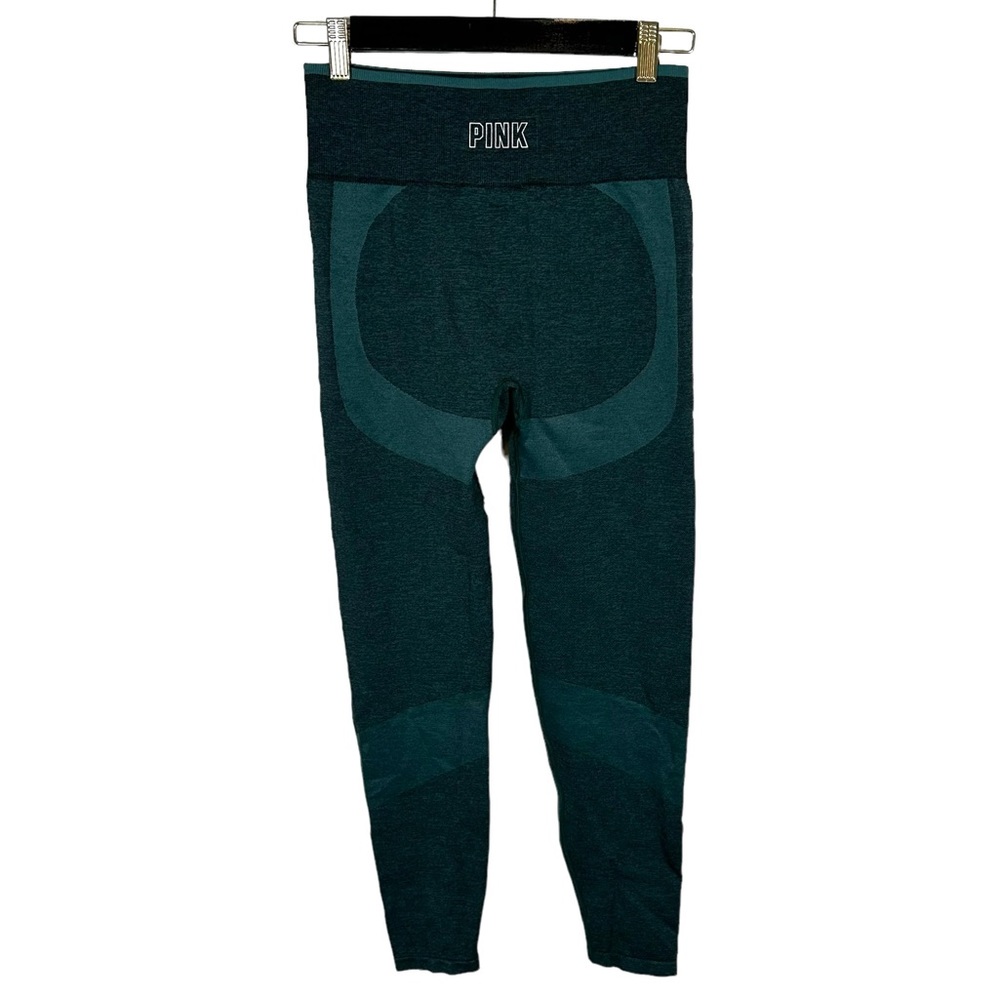 Victoria Secret PINK Green Seamless Leggings - Picture 3 of 7